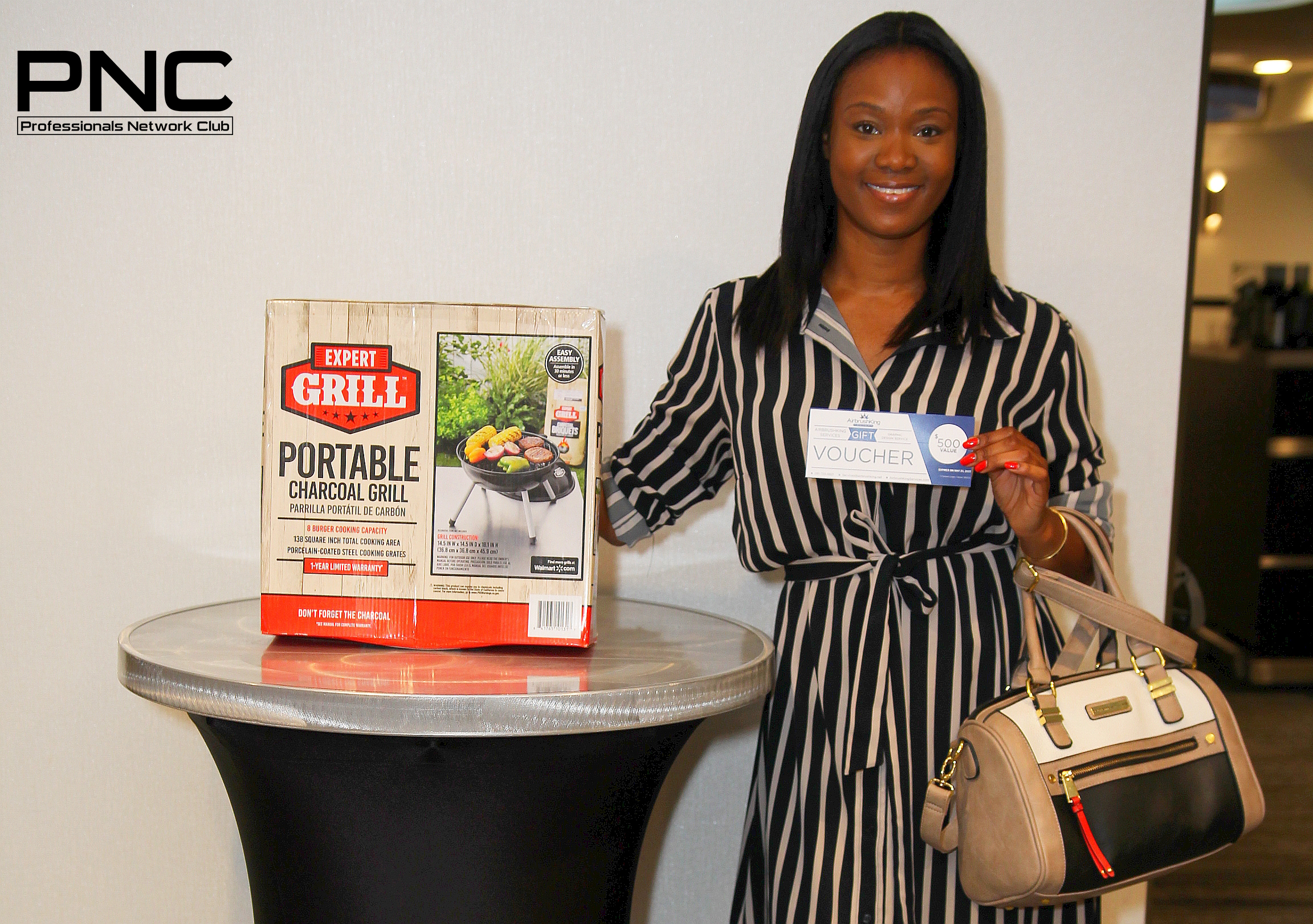 Raffle Winner (Attendee Won a BBQ Pit)