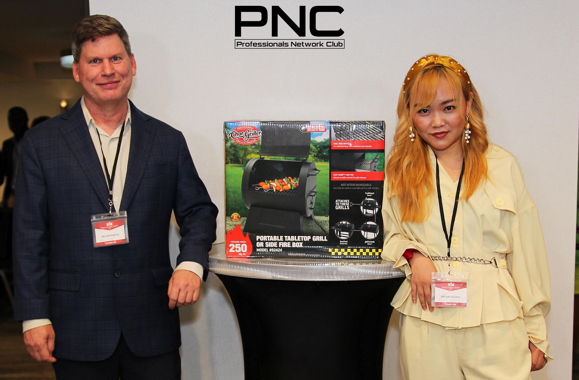 Raffle Winner (Exhibitor Won a BBQ Pit)